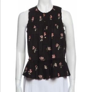 Ulla Johnson Floral Top Size 0